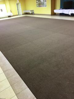  Carpet over Pad in Church  