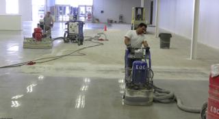  Polishing Concrete in a Retail Sales area  