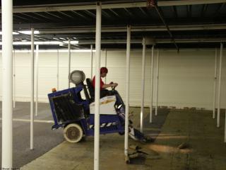  Flooring Removal in a Retail Sales area  