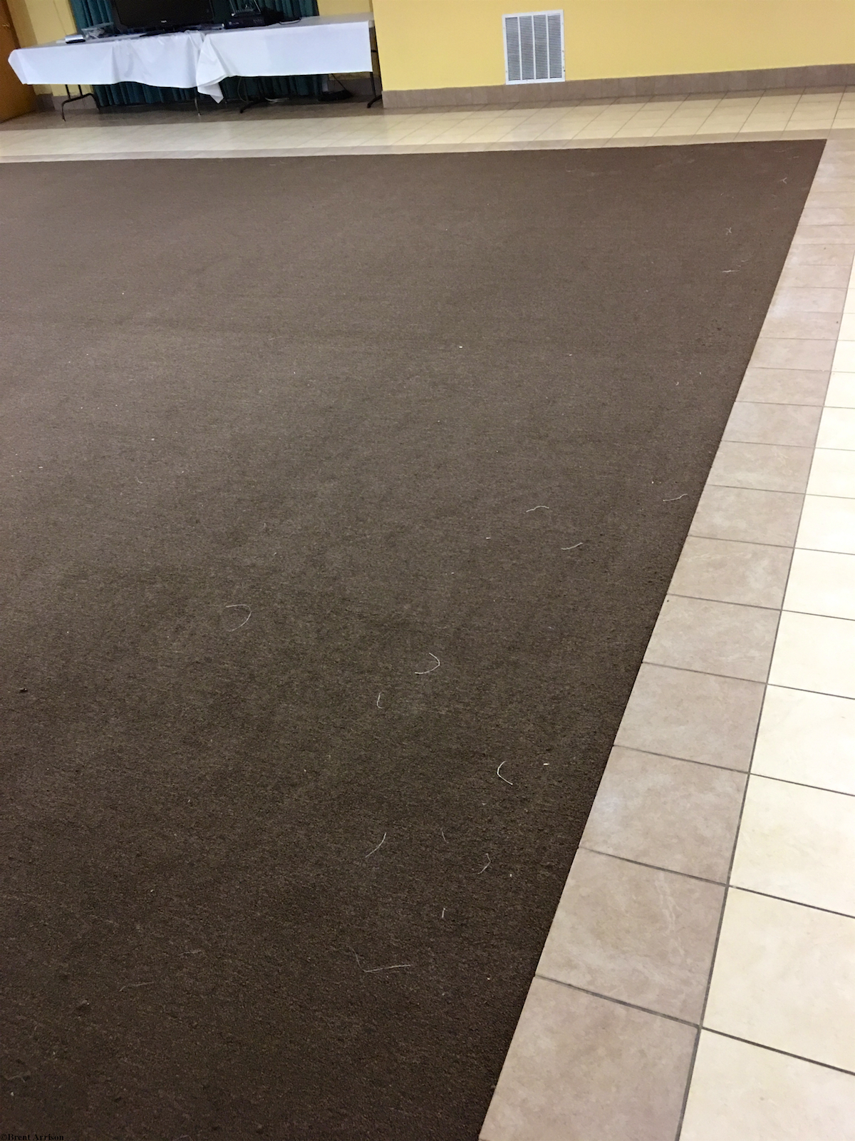  Carpet over Pad in Church  