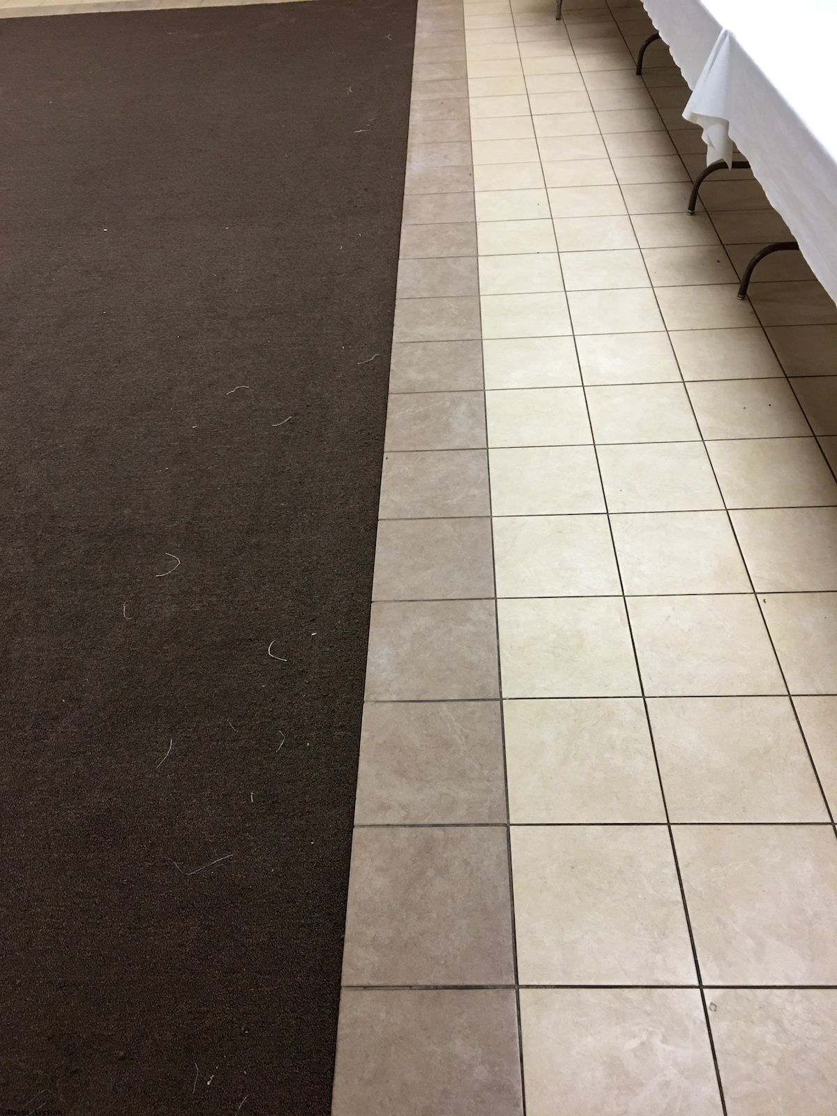  Carpet over Pad in Church  