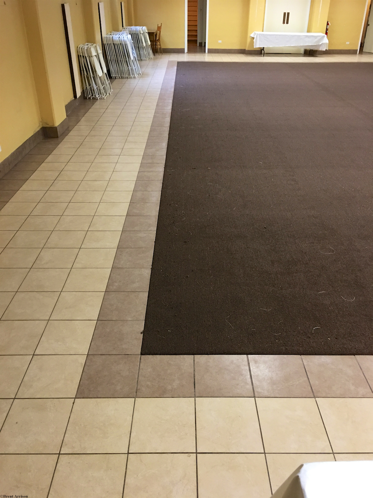  Carpet over Pad in Church  