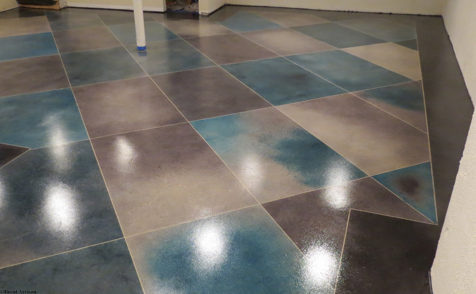  Epoxy in Residential Basement Pattern  
