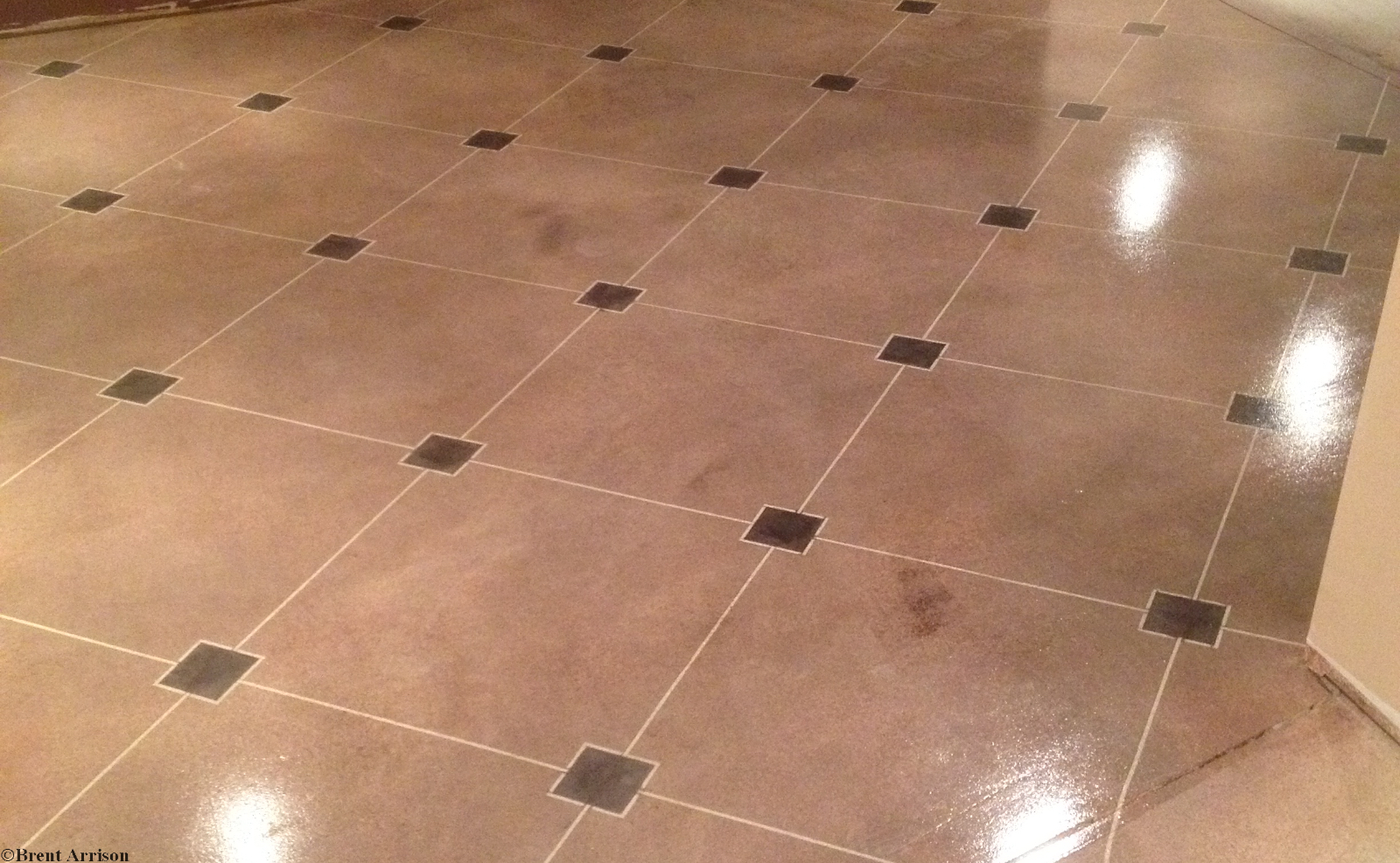  Epoxy in Residential Basement Pattern  