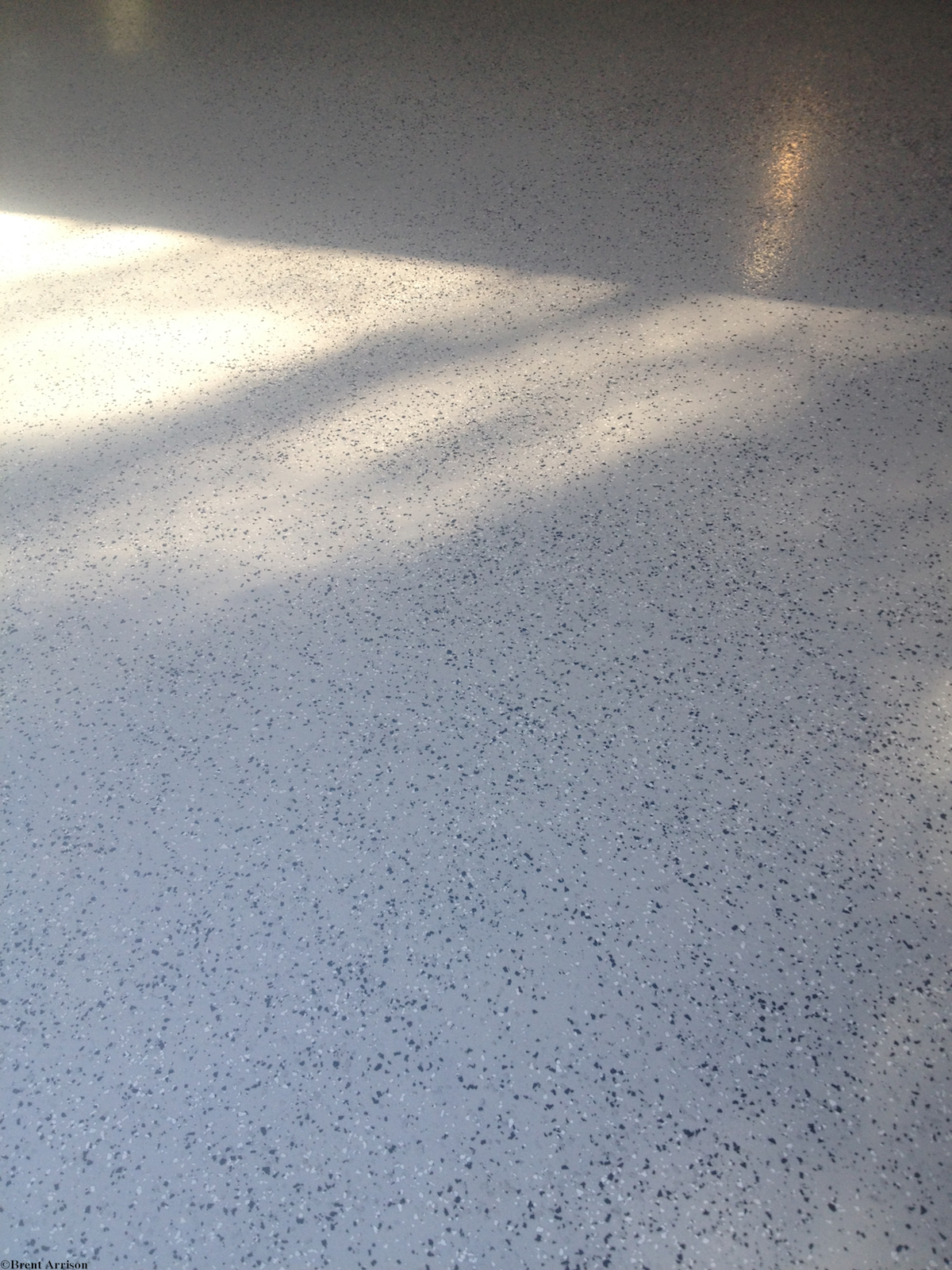  Epoxy With Vinyl chips in Garage  