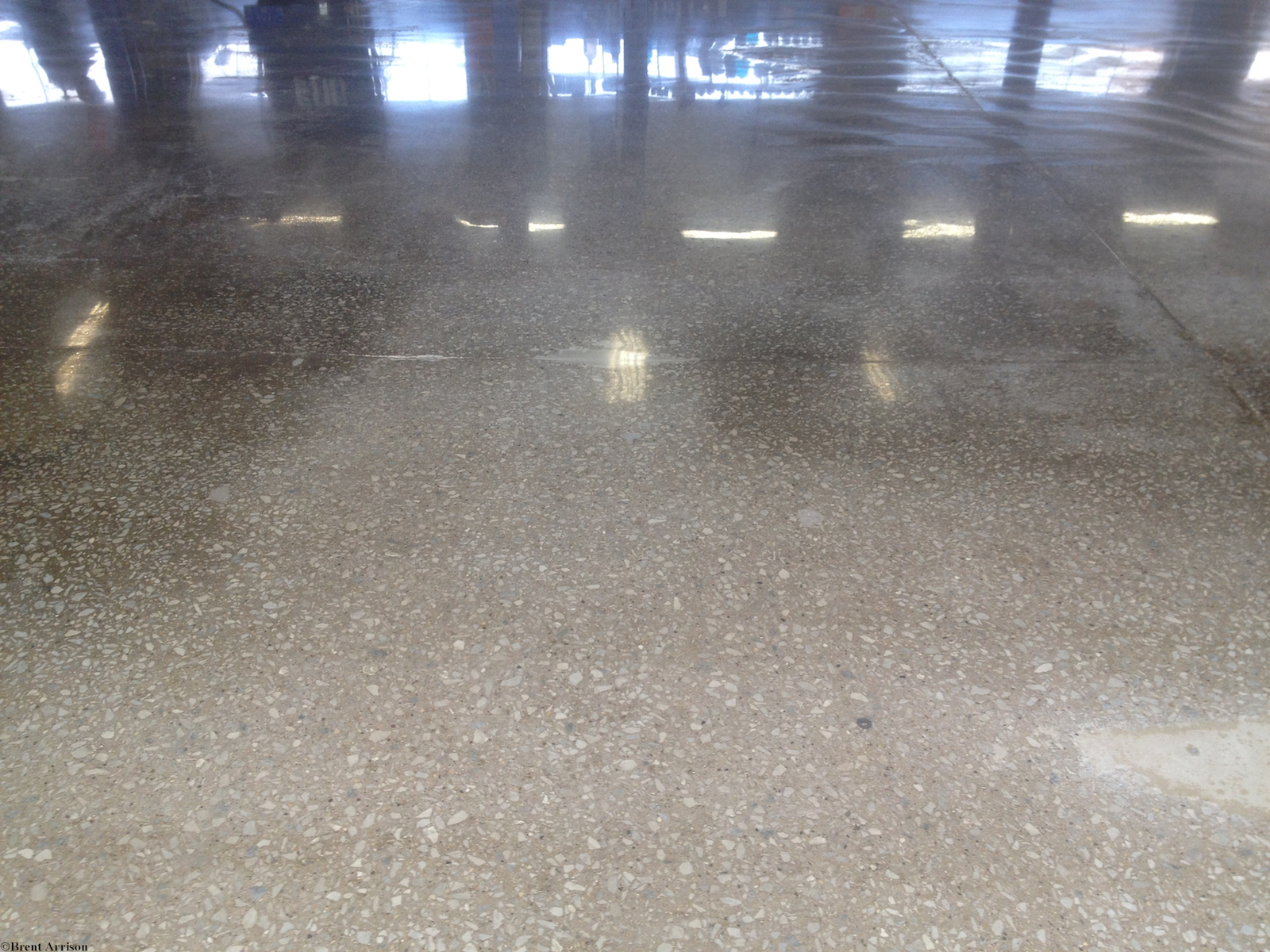  Polished Concrete in Automotive Repair Area  
