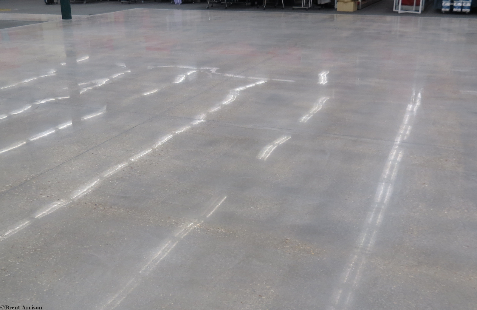  Polished Concrete in Retail Sales area  
