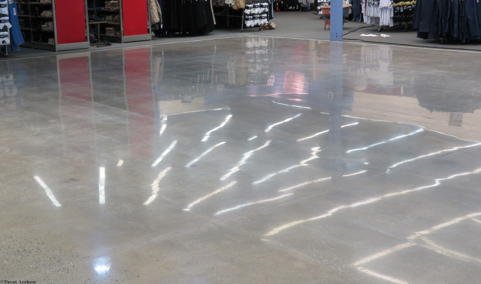  Polished Concrete in Retail Sales area  