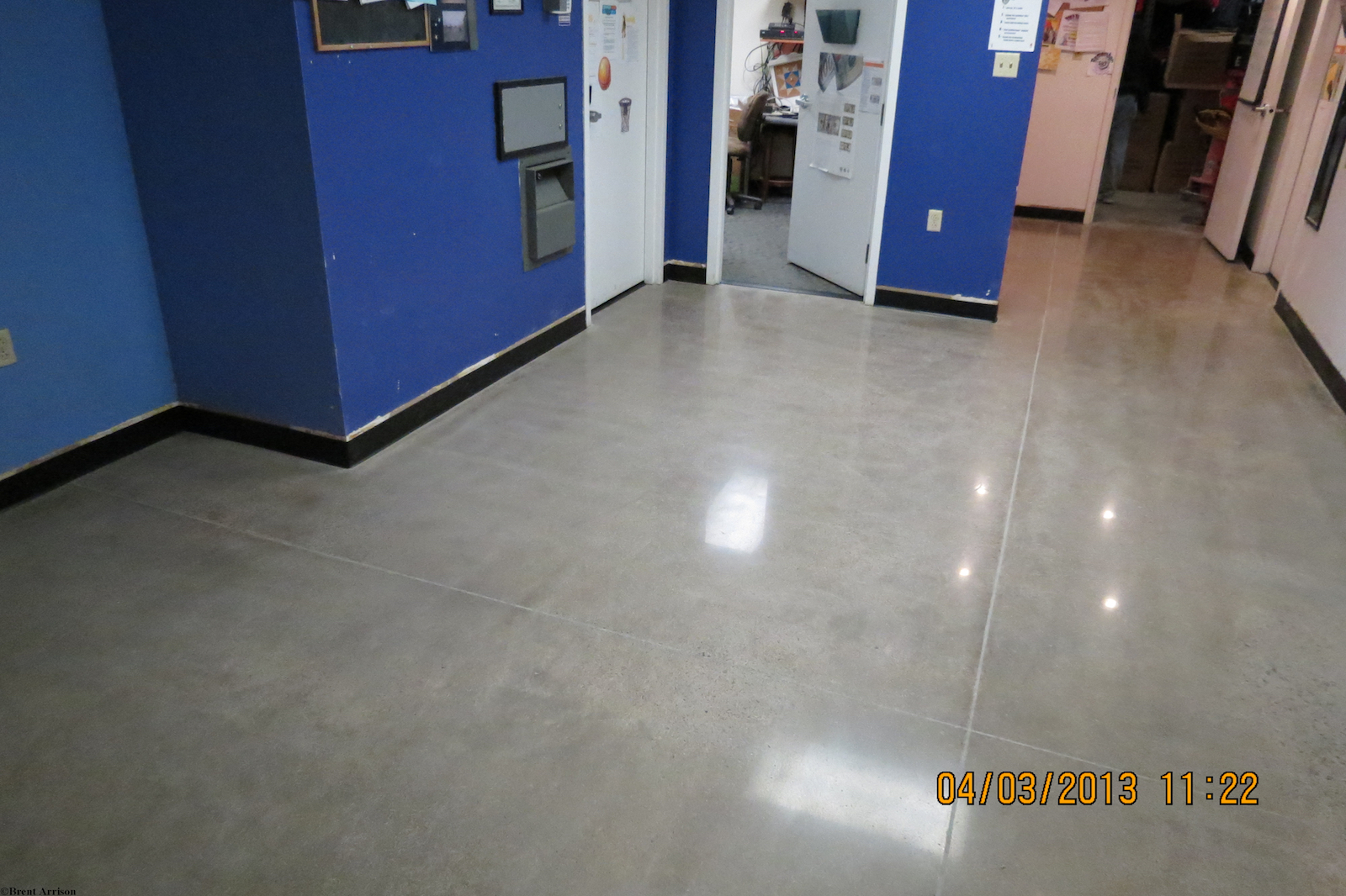  Polished Concrete in Break room  
