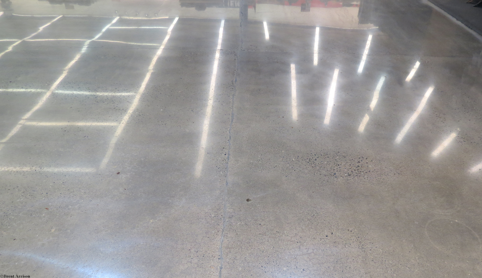  Polished Concrete in Retail Sales area  