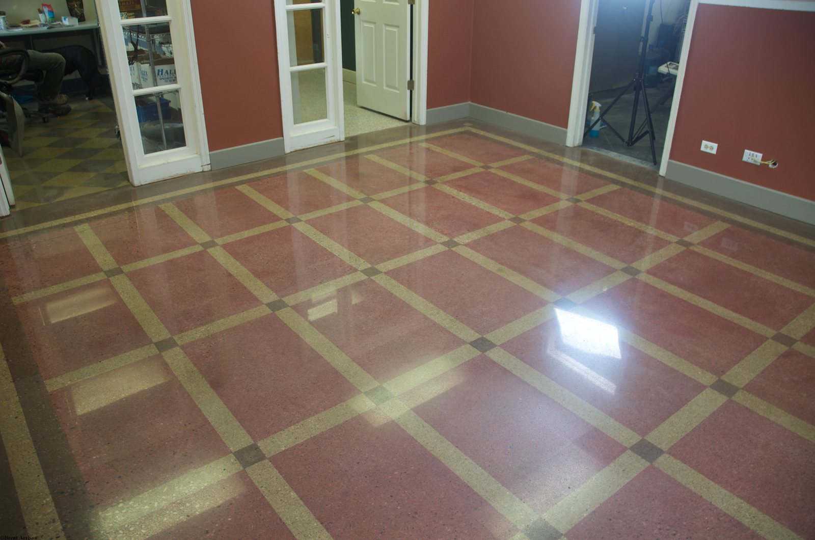  Polished Concrete in Retail Sales area  