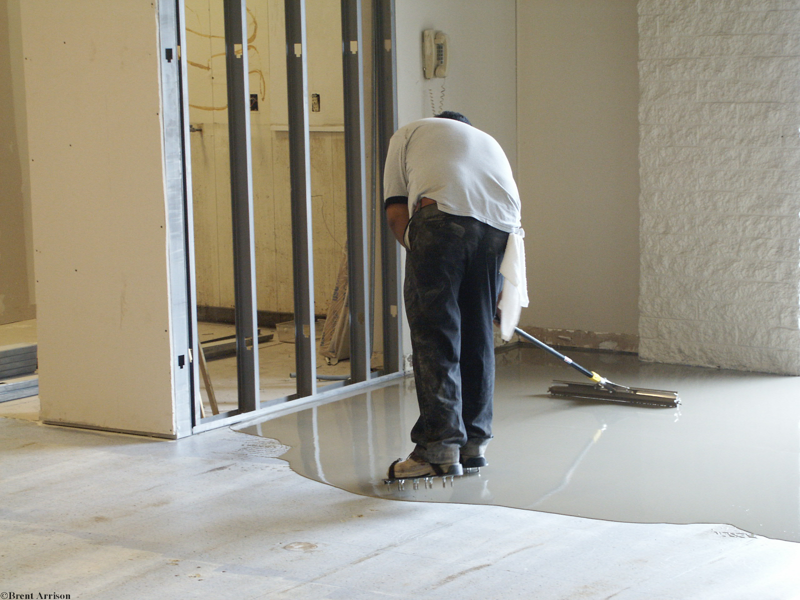  Self leveler  in Retail Sales area  