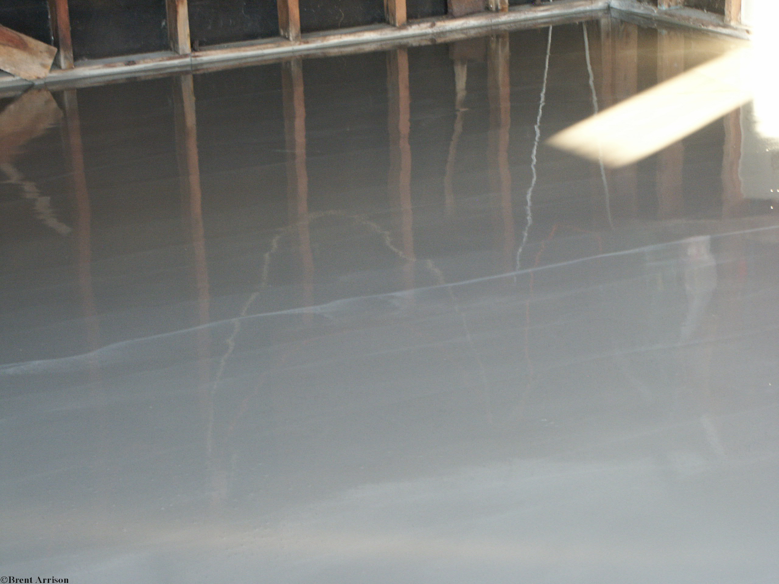  Self leveler  in Garage  