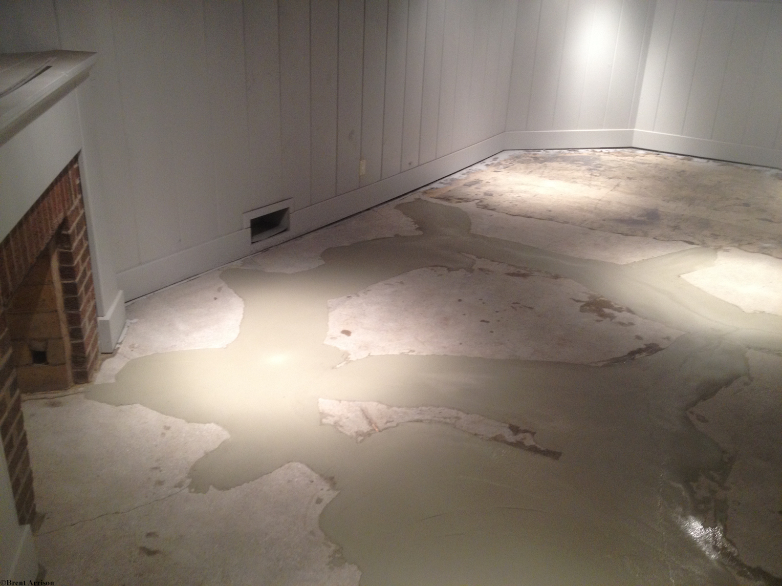  Patching in Residential Basement  