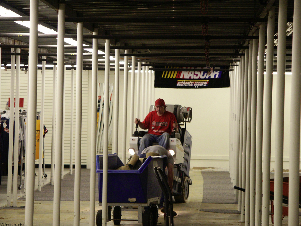  Flooring Removal in a Retail Sales area  
