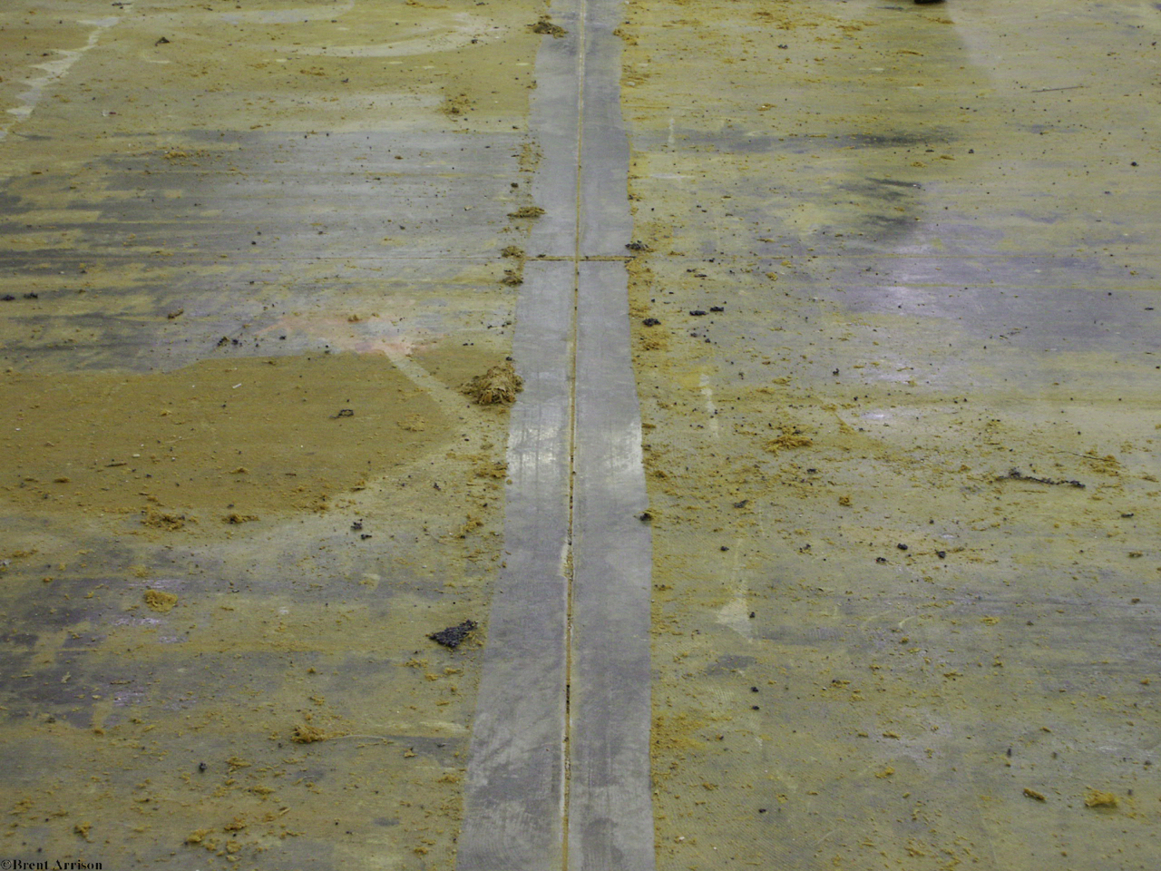  Glue removal in Retail Sales area  