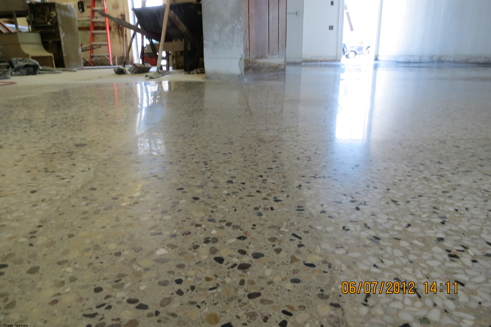  Refurbished Terrazzo in Retail Sales area  