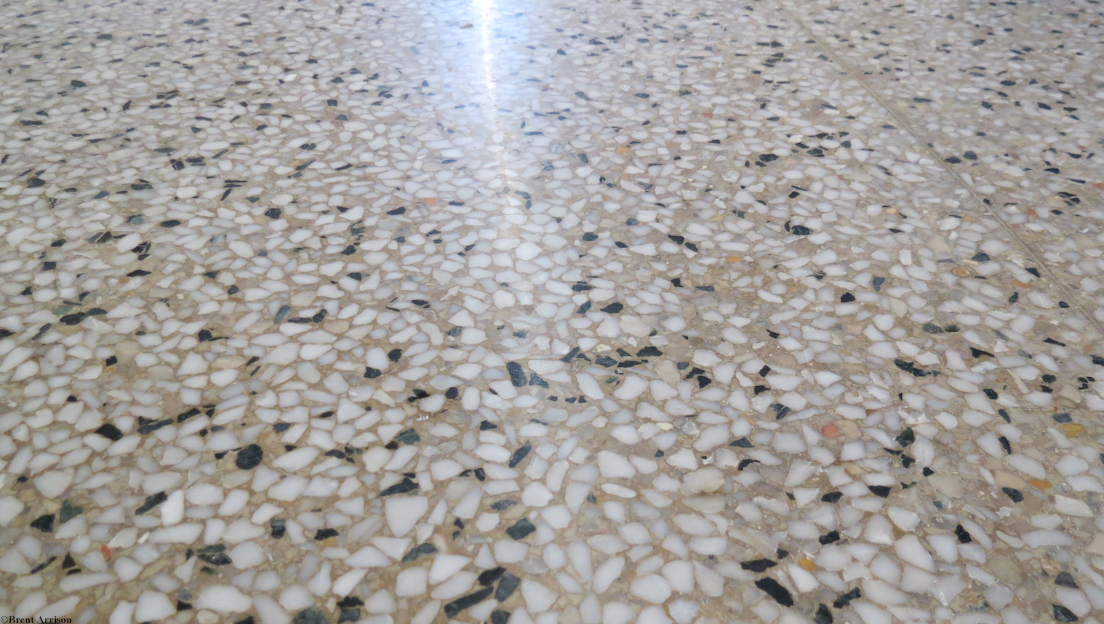 Refurbished Terrazzo in Retail Sales area 