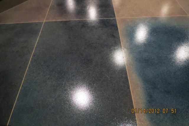 Epoxy in Residential Basement Pattern 